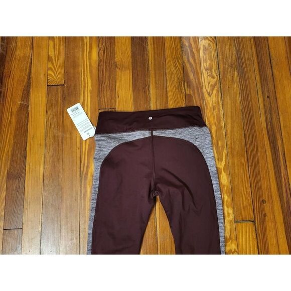 Layer 8 Qwick-Dry Maroon Leggings Womens Small NWT - Picture 4 of 5